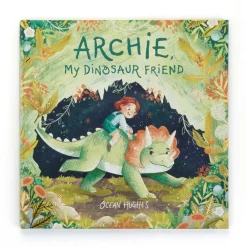 Jellycat Archie, My Dinosaur Friend Book and Archie Dinosaur