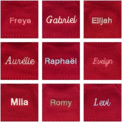 Jellycat Bashful Beige Bunny with Personalised Red Jumper