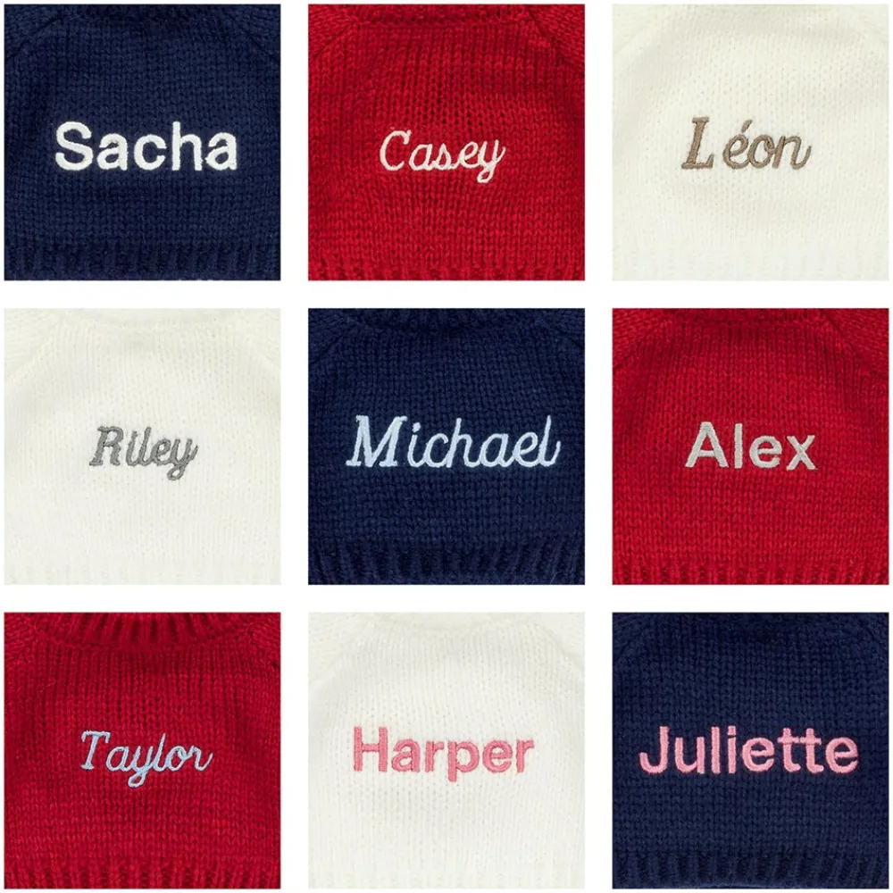 Jellycat Bashful Luxe Bunny Juniper with Personalised Red Jumper