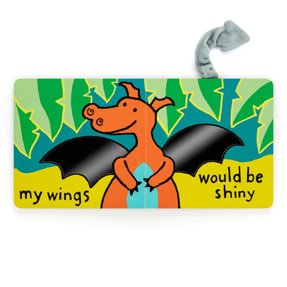 Jellycat If I Were A Dragon Book and Bashful Dragon Small