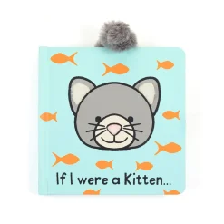 Jellycat If I Were a Kitten Board Book and Bashful Kitten Original