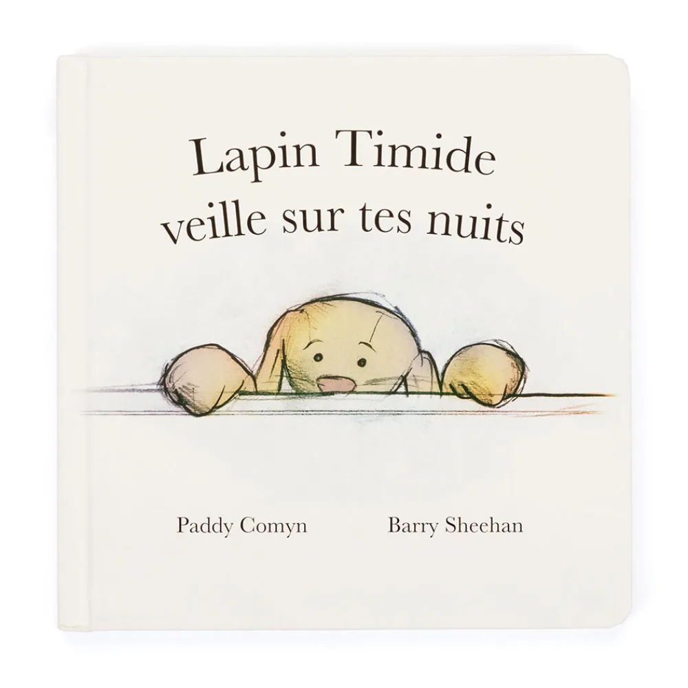 Jellycat Lapin Timide Veille Sur Tes Nuits and Bashful Cottontail Bunny Medium