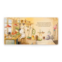 Jellycat Merry Mouse's Christmas Eve Book and Merry Mouse