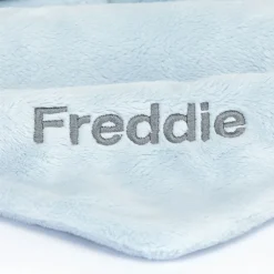 Jellycat Personalised Bashful Blue Bunny Soother