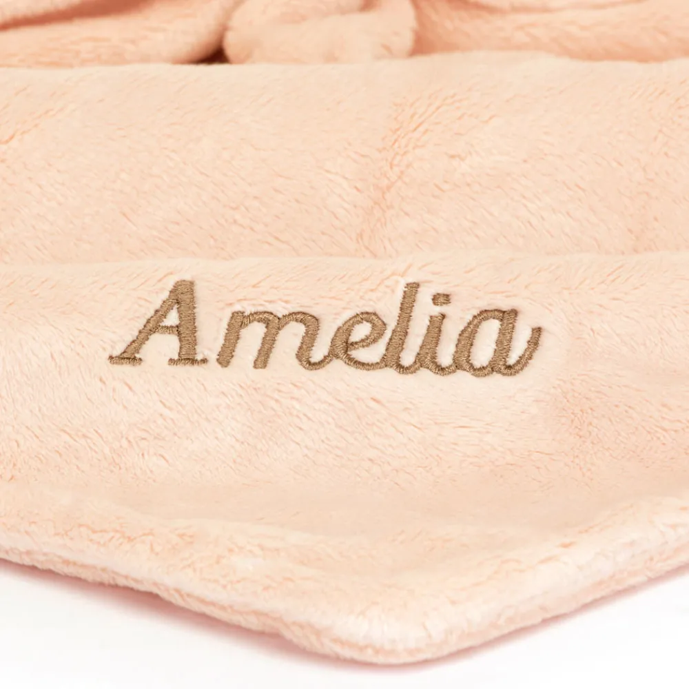 Jellycat Personalised Bashful Blush Bunny Soother