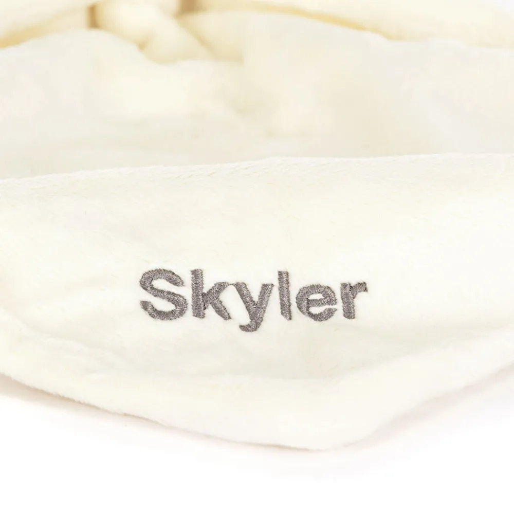 Jellycat Personalised Bashful Cream Bunny Soother