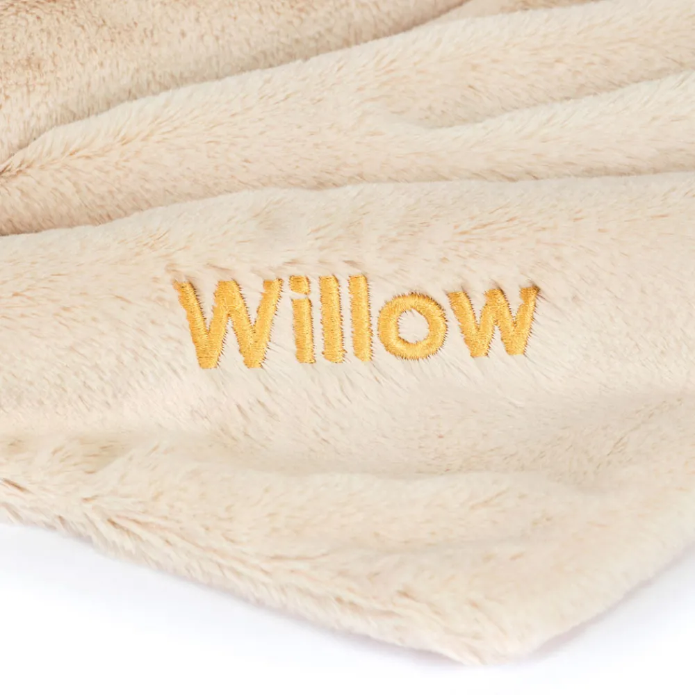 Jellycat Personalised Bashful Luxe Bunny Willow Blankie