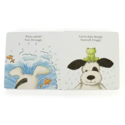 Jellycat Puppy Makes Mischief Book and Bashful Puppy Medium